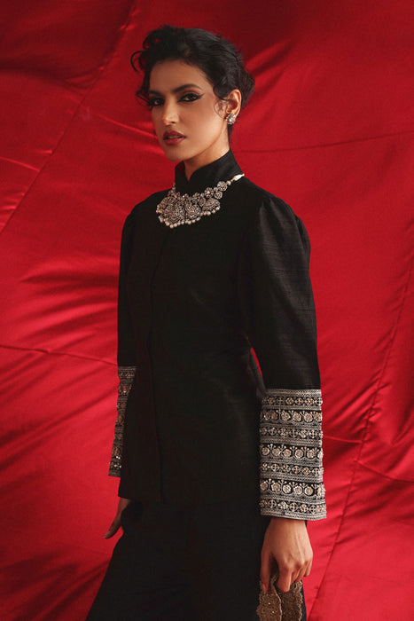 Marodiwork Crop Jacket with Palazzos