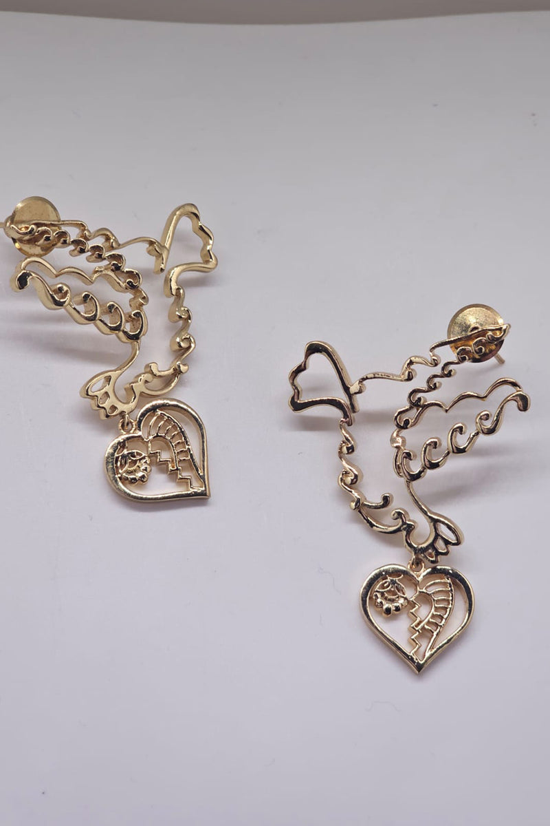 HEART HANDLE EARRINGS