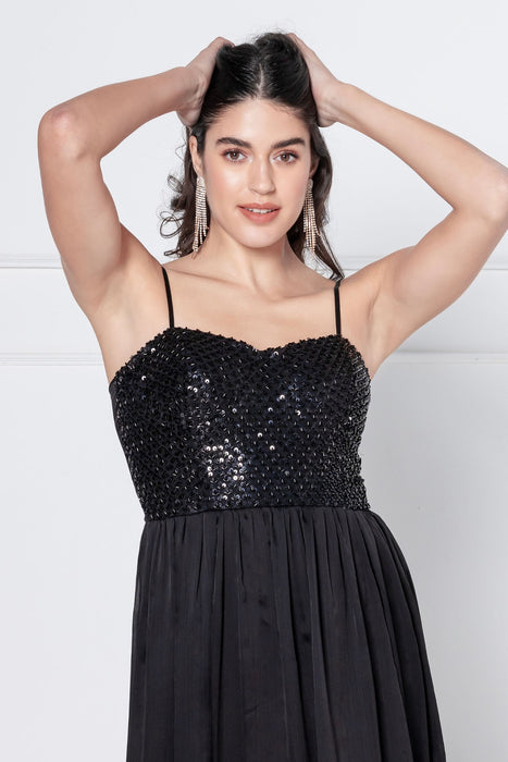 Midnight Luxe Gala Gown