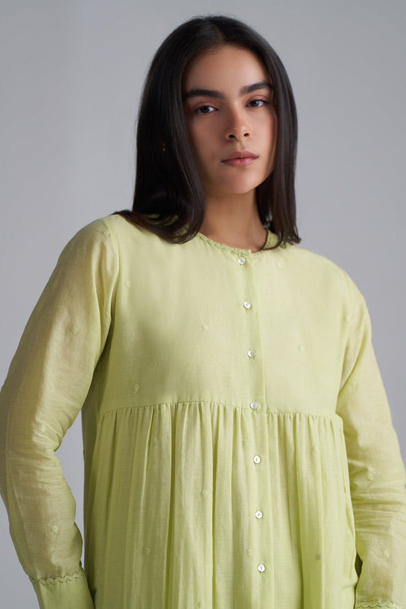 Fresh Mint Green Mul-Mul Co-ord Set