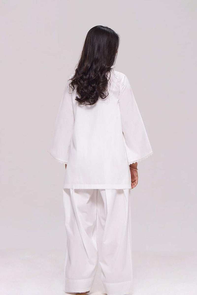White Cotton Co-ord Set