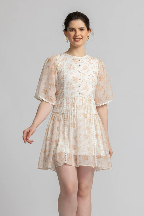 Crimson Comfort Mini Dress