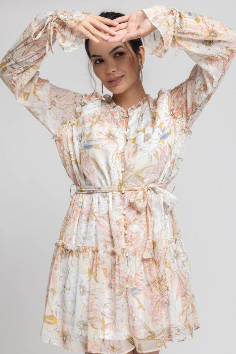 Creamsicle Flare Mini Dress