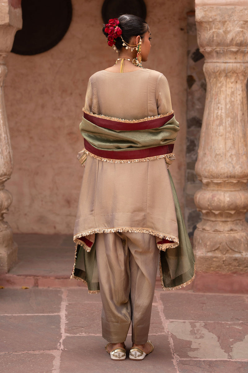 Noor Kaftan Hand-Embroidered Salwar Set