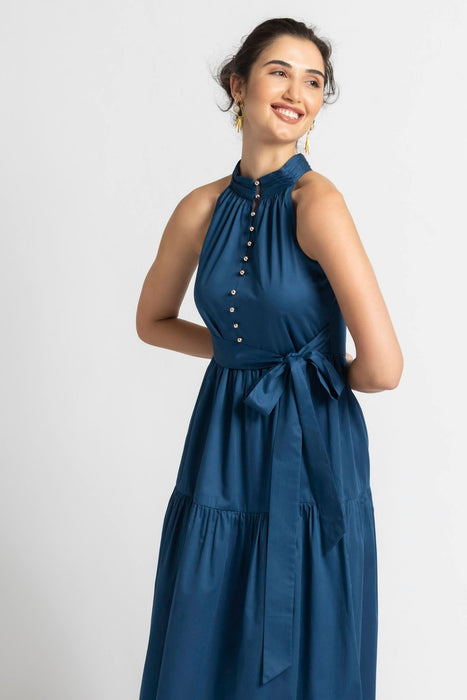 Teal Temptation Midi Dress