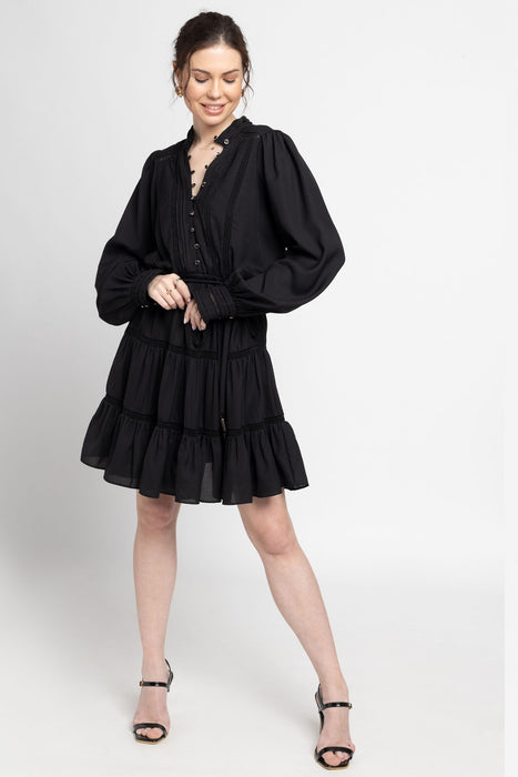 Midnight Black Mini Dress