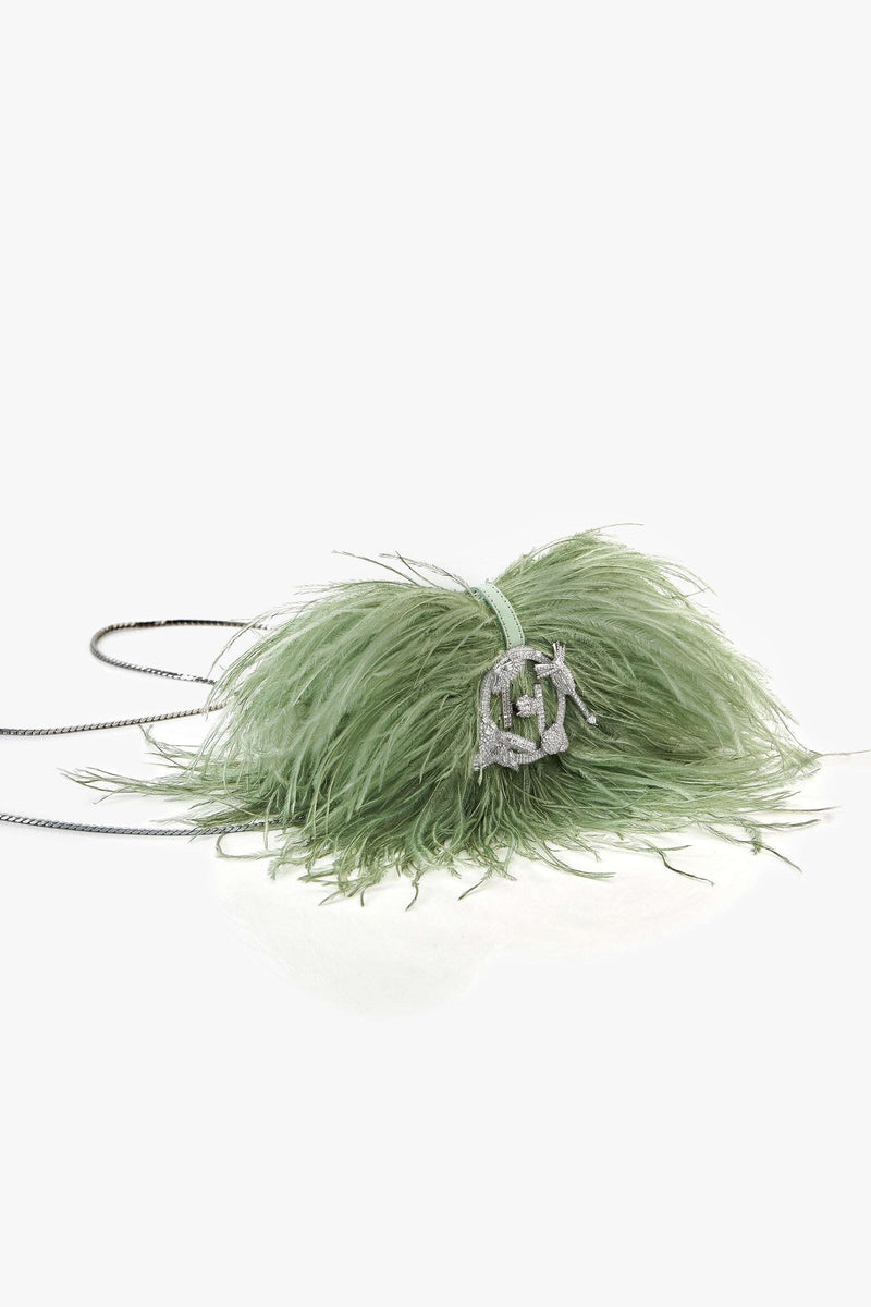 The Scarlet Minivet HandBag in Jade Green