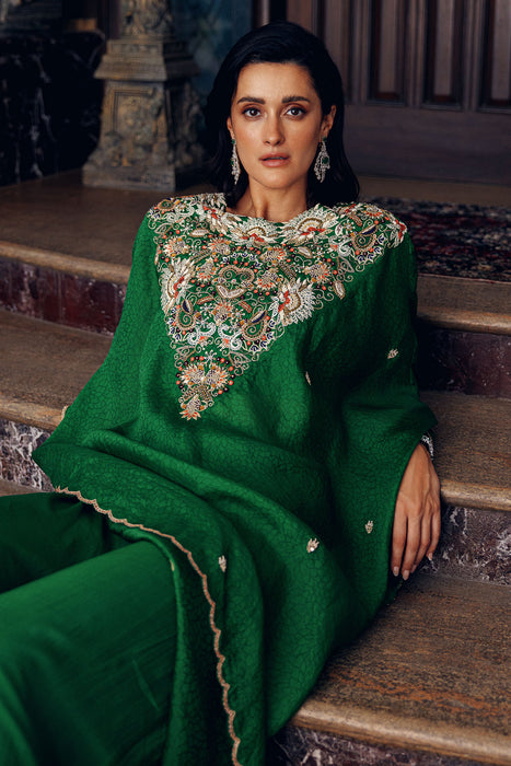 SIGNATURE ASYMETRICAL KAFTAN WITH PANTS