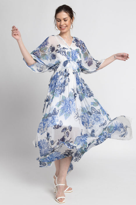 Serene Floral Maxi Dress