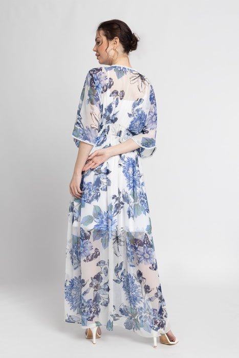 Serene Floral Maxi Dress