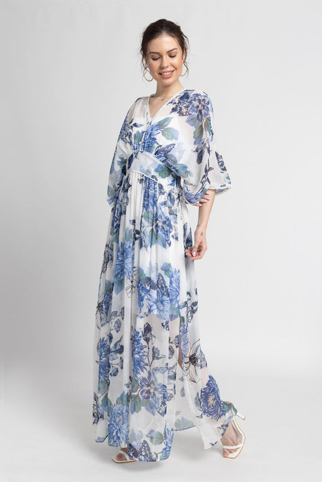 Serene Floral Maxi Dress