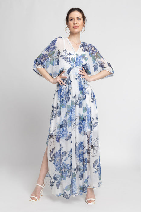 Serene Floral Maxi Dress