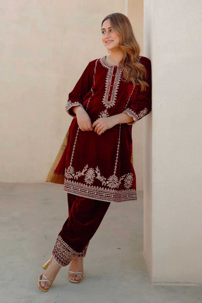 Asiyah - Short Kurta with Salwar