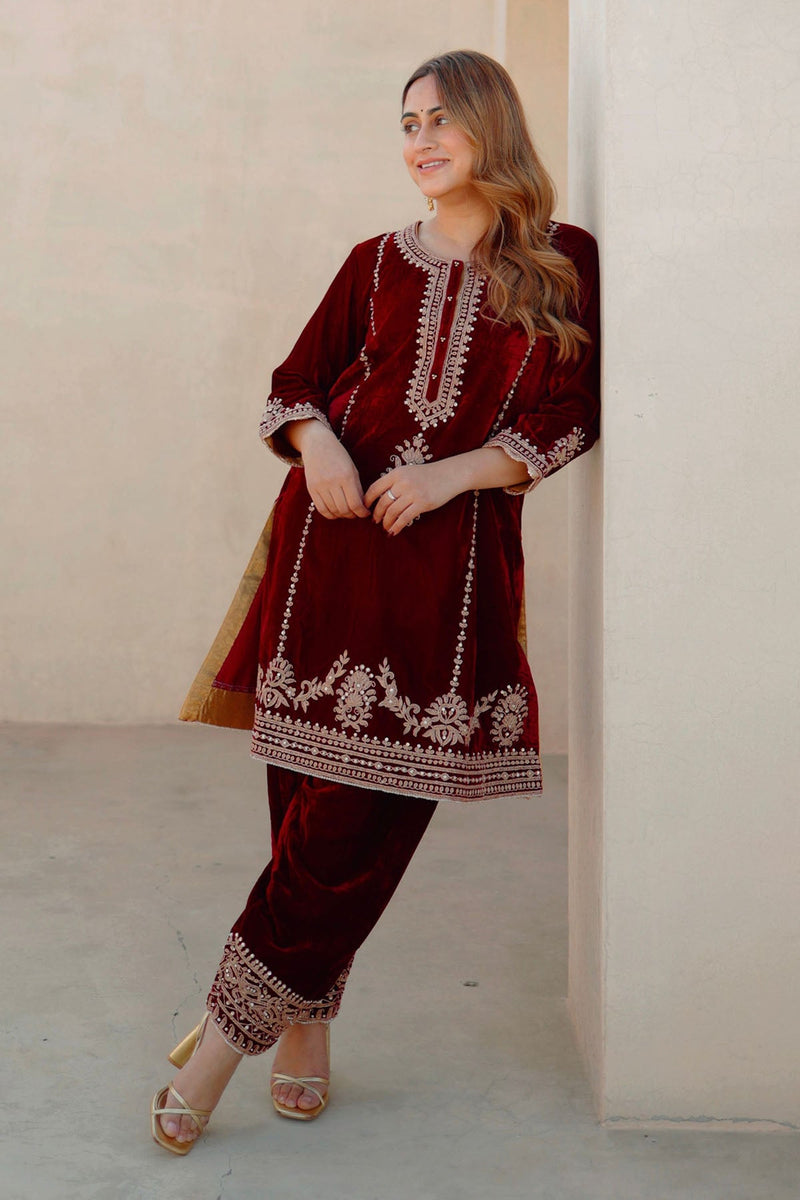 Asiyah - Short Kurta with Salwar