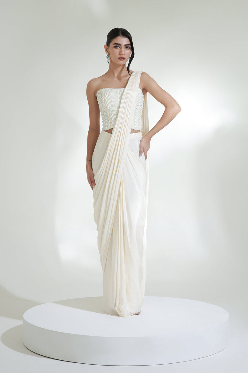 SHELL CORSET SAREE