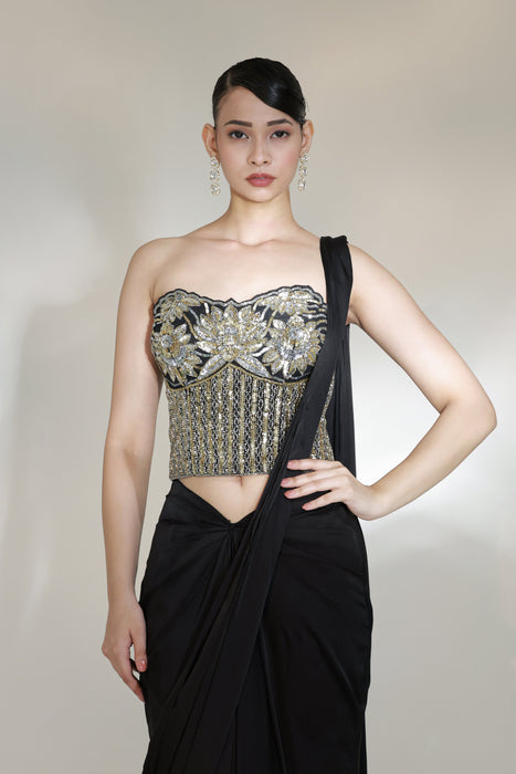 ECLIPSE CORSET SAREE SET