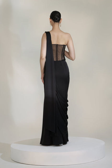 ECLIPSE CORSET SAREE SET