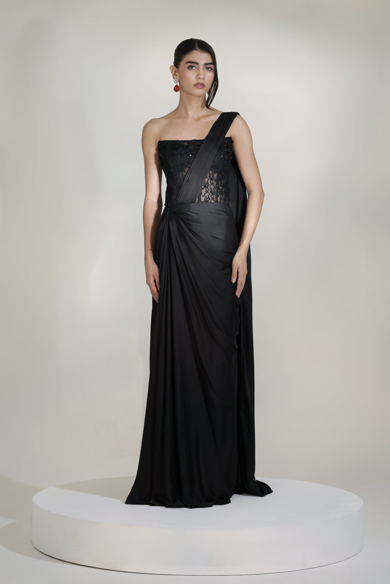QUEEN CORSET SAREE SET