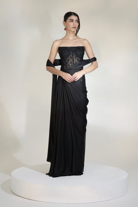 QUEEN CORSET SAREE SET