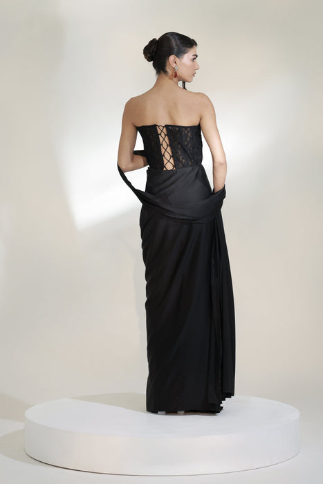 QUEEN CORSET SAREE SET