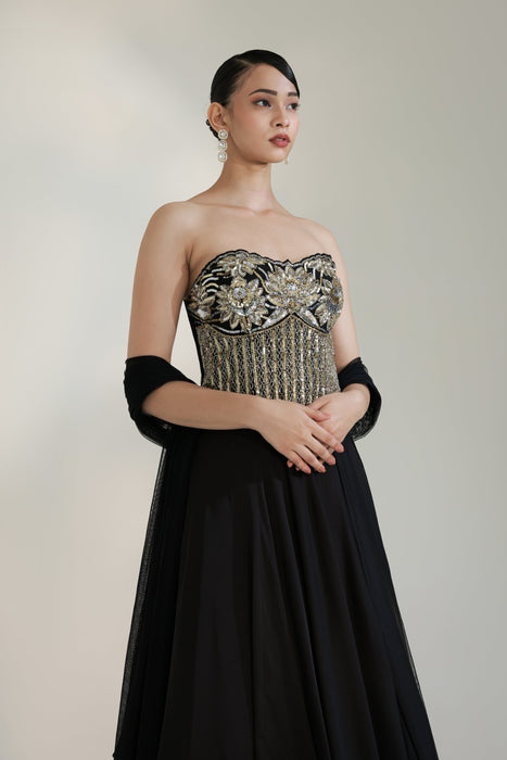 ECLIPSE CORSET LEHENGA SET