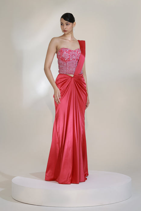 RUBY HOUR CORSET SAREE