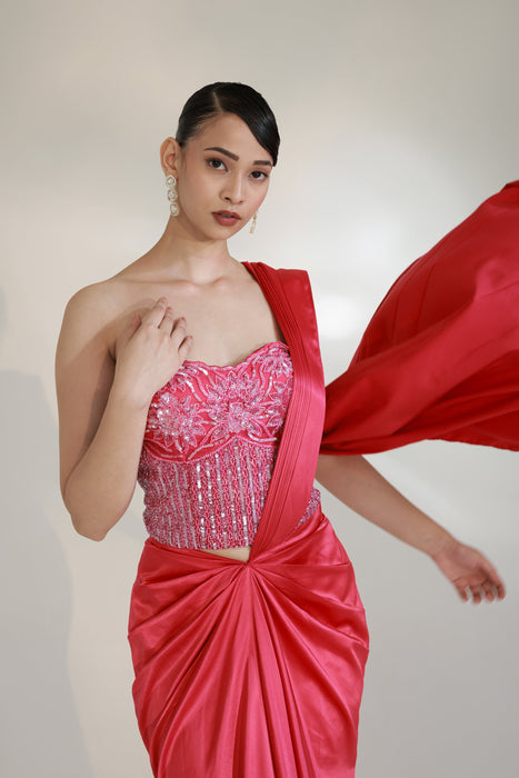 RUBY HOUR CORSET SAREE