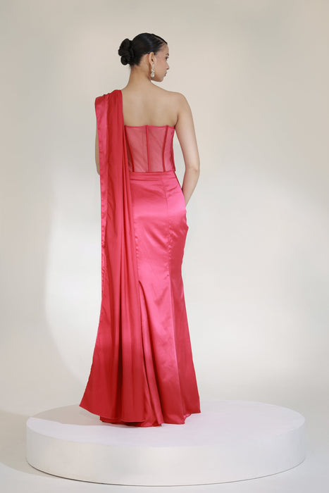 RUBY HOUR CORSET SAREE