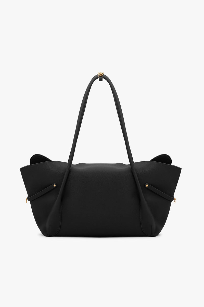 The Boss Tote Bag in Raven Black