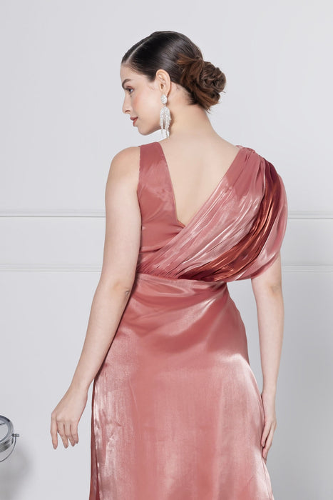 Blush Soirée Midi Dress