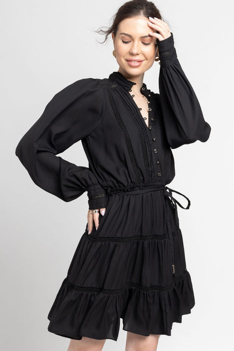 Midnight Black Mini Dress