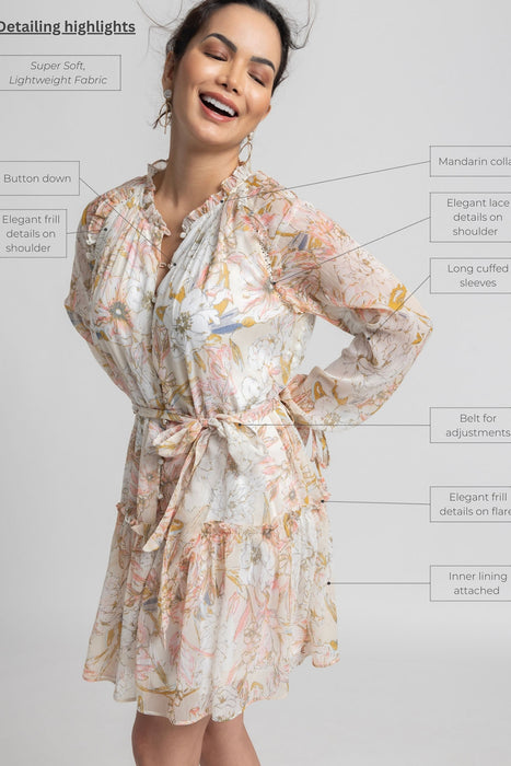 Creamsicle Flare Mini Dress