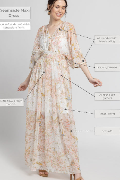 Creamsicle Maxi Dress