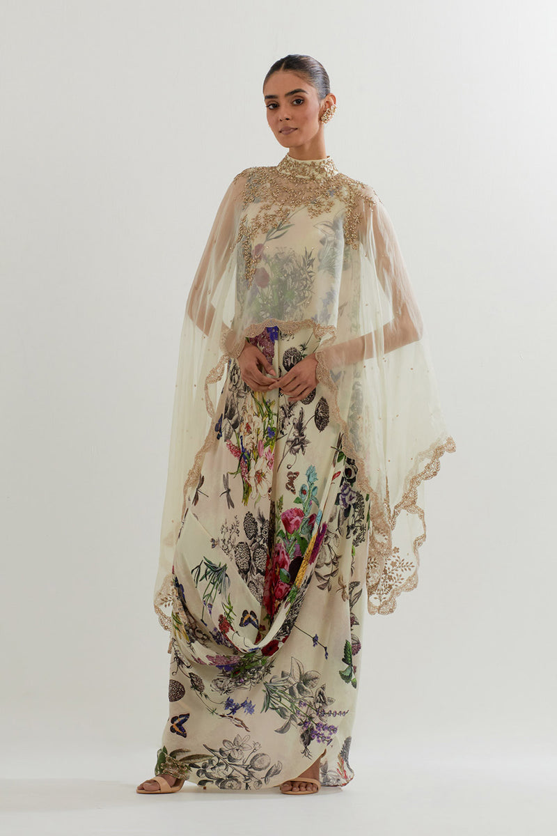 CAPE WITH DRESS