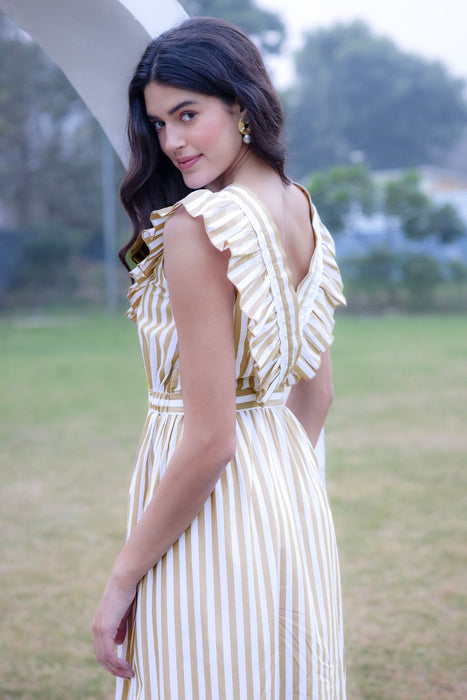 Riviera Elegance Maxi Dress