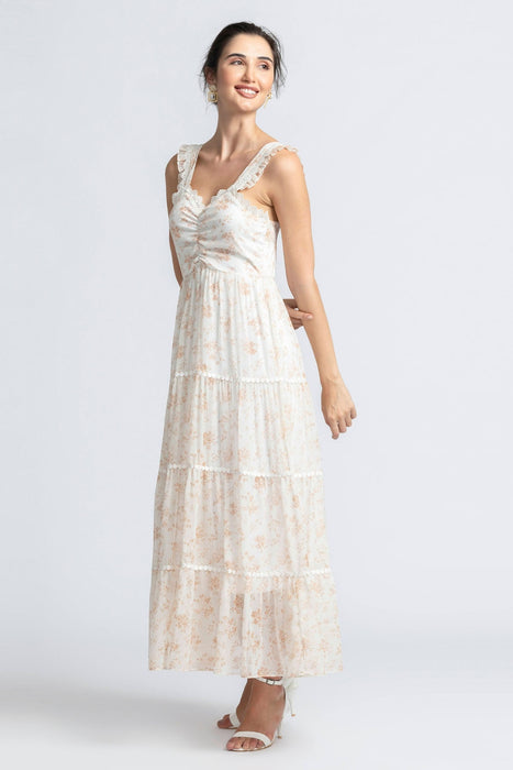 Crimson Comfort Sleeveless Maxi Dress