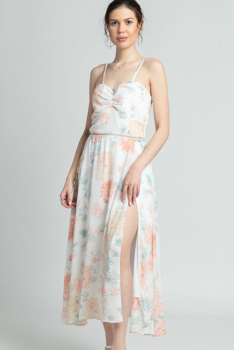 Exquisite Ivory Sweetheart Midi Dress