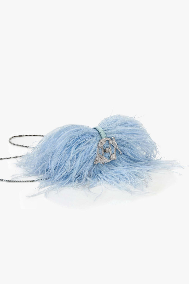 The Scarlet Minivet Handbag in Delphine Blue