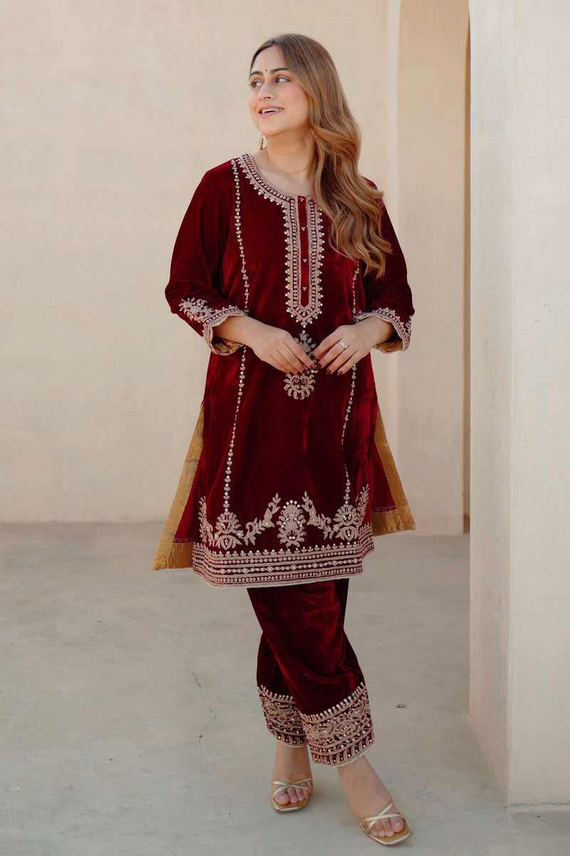 Asiyah - Short Kurta with Salwar