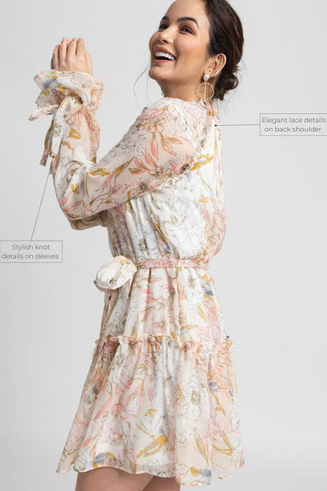 Creamsicle Flare Mini Dress