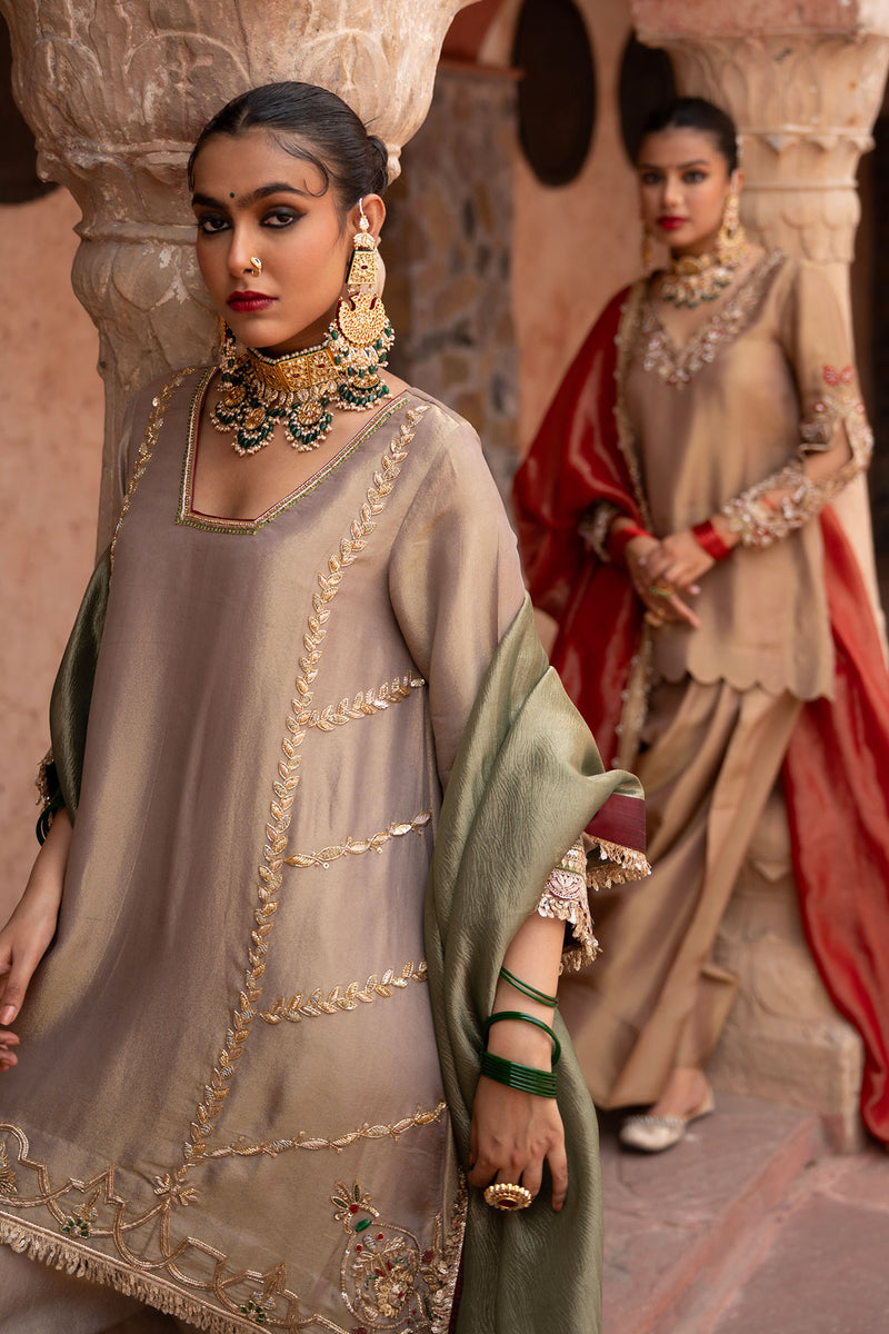 Noor Kaftan Hand-Embroidered Salwar Set