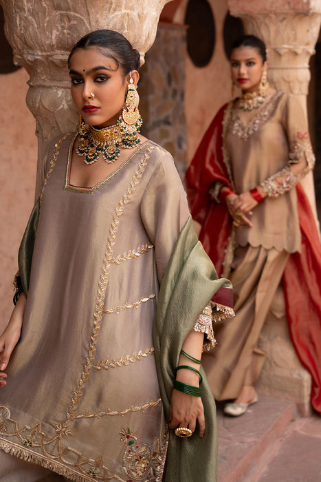 Noor Kaftan Hand-Embroidered Salwar Set