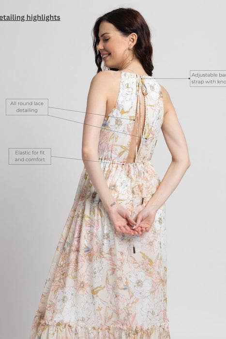 Creamsicle Surplice Maxi Dress