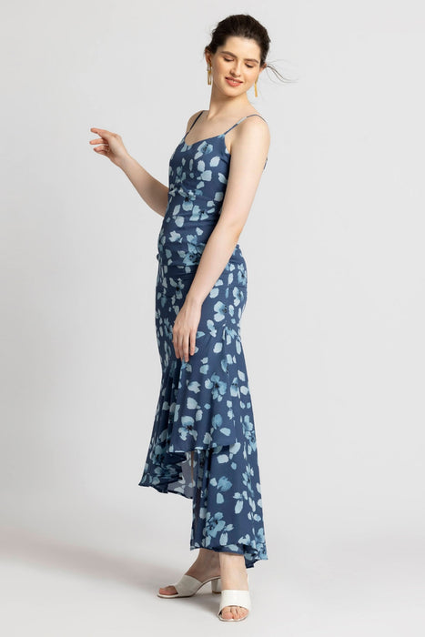 Floral Waterfall Maxi Dress