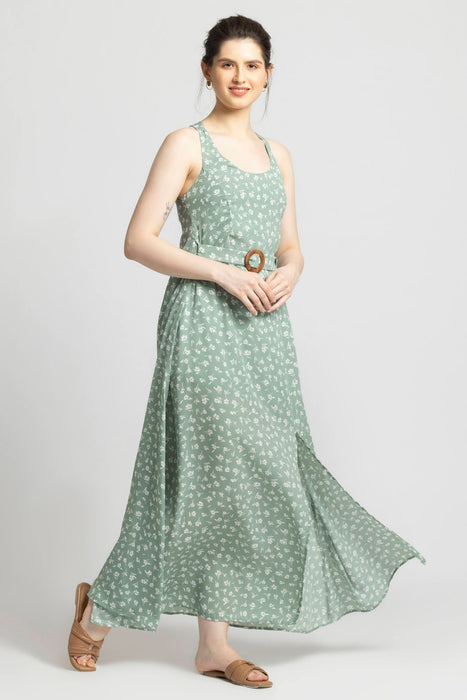 Tranquil Garden Maxi Dress