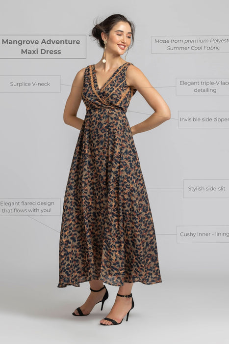 Mangrove Adventure Maxi Dress