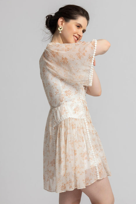 Crimson Comfort Mini Dress