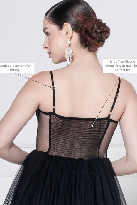 Midnight Luxe Midi Dress