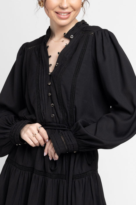 Midnight Black Mini Dress