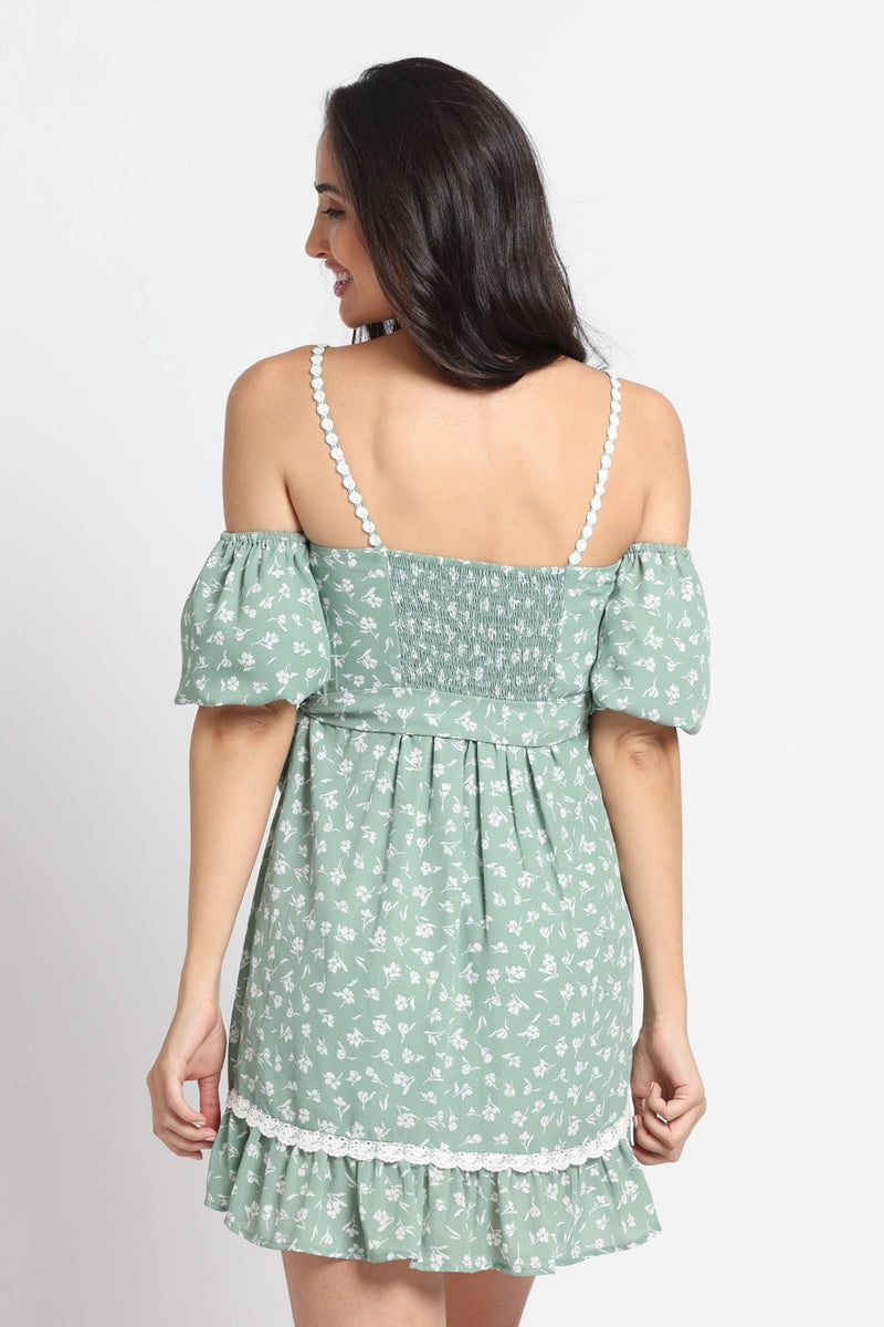 Tranquil Garden Mini Dress